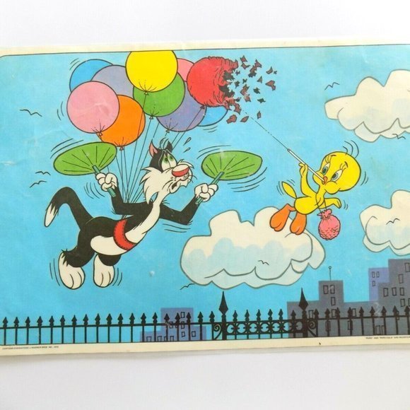 Vintage Looney Tunes Placemats / Pepsi / Set of 4 - Picture 7 of 8